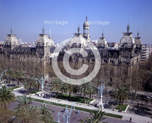 Courthouse, designed by Enric Sagnier (1858-1931) and Josep Domenech i Estepà (1858-1917), built …
