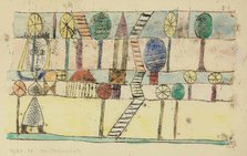 The Village Madwoman, 1920. Creator: Klee, Paul (1879-1940).