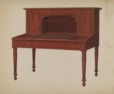 Desk, c. 1937. Creator: Frank Wenger.