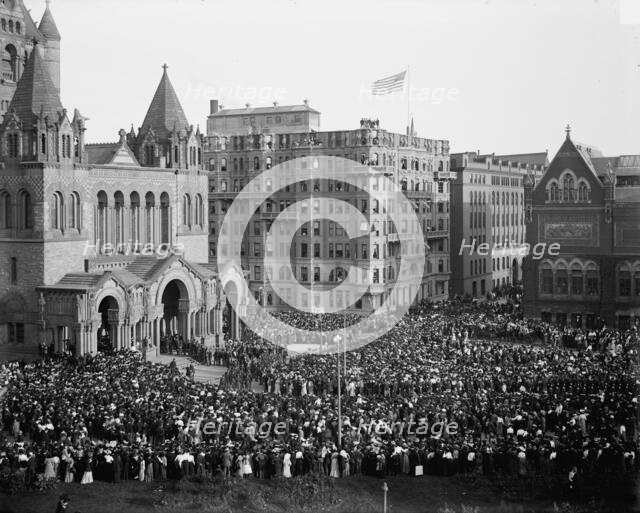London Honorables entering Trinity Church, Boston, c1903. Creator: Unknown.