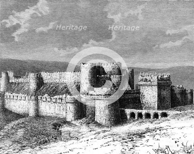 Al Karak castle, 19th century. Artist: Unknown
