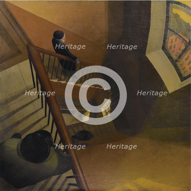 The Staircase. Artist: Chupyatov, Leonid Terentievich (1890-1941)