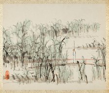 Landscapes for Liu Songfu, Qing dynasty (1644-1911), 1895/96. Creator: Xugu.