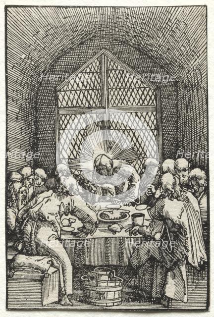 The Fall and Redemption of Man: The Last Supper, c. 1515. Creator: Albrecht Altdorfer (German, c. 1480-1538).