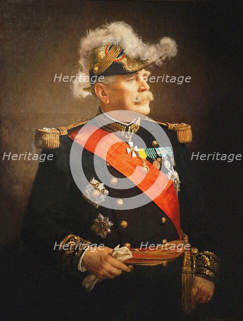 Portrait of Joseph Joffre (1852-1931). Creator: Jacquier, Henri (1878-1921).