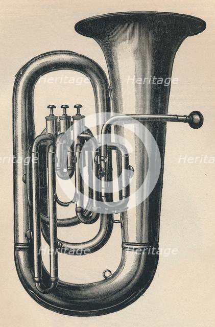 'E? Bombardon with three valves', 1910. Creator: Unknown.