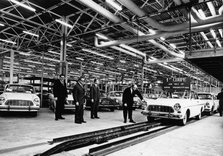 Ford production line, Genk factory, Belgium, early 1960s. Artist: Unknown