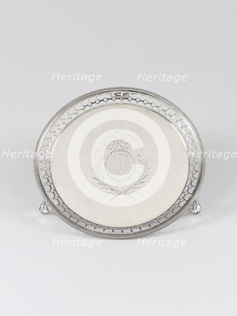 Salver, c. 1788/90. Creators: Joseph Richardson, Nathaniel Richardson.