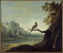 Paysage avecun oiseau, 1730. Creator: Jean-Baptiste Oudry.