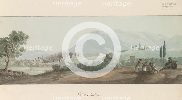 View of Avellino, 1778. Creator: Louis Ducros.