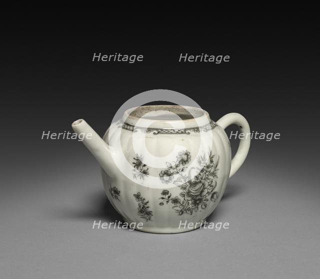 Teapot, c. 1750-1770. Creator: Unknown.
