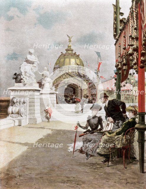 'An Afternoon at the Exhibition', 1889. Artist: Unknown