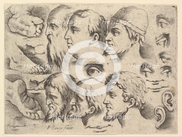 Six Heads, Three Feet, Two Ears, Six Eyes, Four Lips. Creator: Unknown.