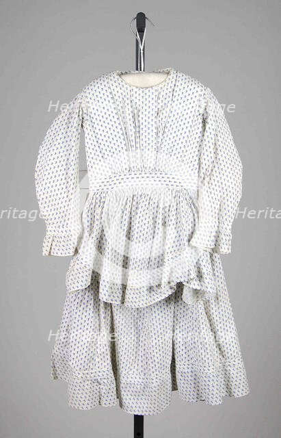 Dress, American, ca. 1875. Creator: Unknown.