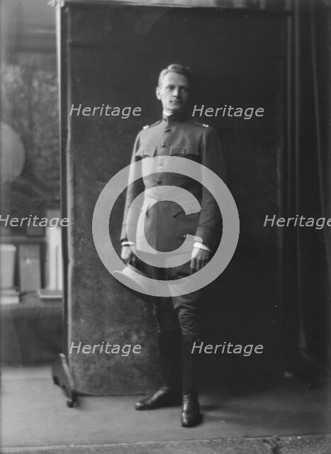 Captain Stuart Benson, portrait photograph, 1917 Nov. 25. Creator: Arnold Genthe.