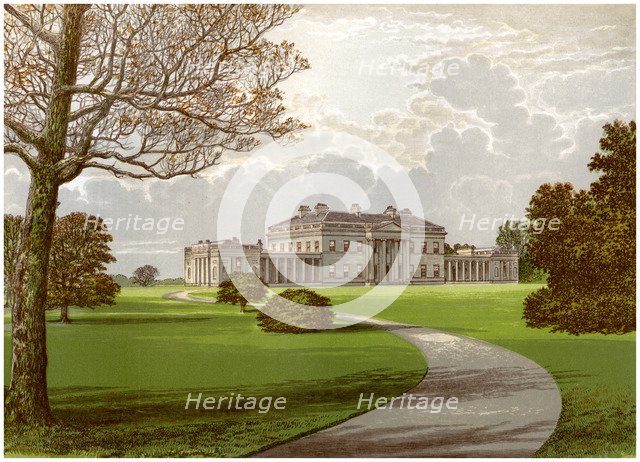 Castle Coole, Enniskillen, County Fermanagh, home of the Earl of Belmore, c1880. Artist: Unknown