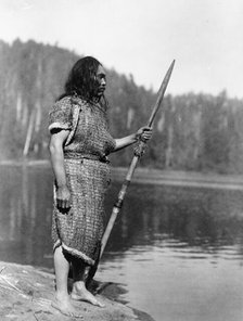 The whaler-Clayoquot, c1910. Creator: Edward Sheriff Curtis.
