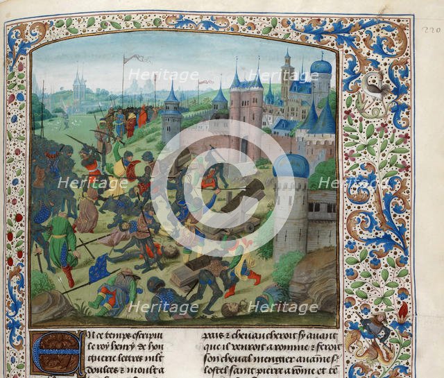 The Battle of Nicopolis on 25 September 1396, ca 1470-1475. Creator: Anonymous.