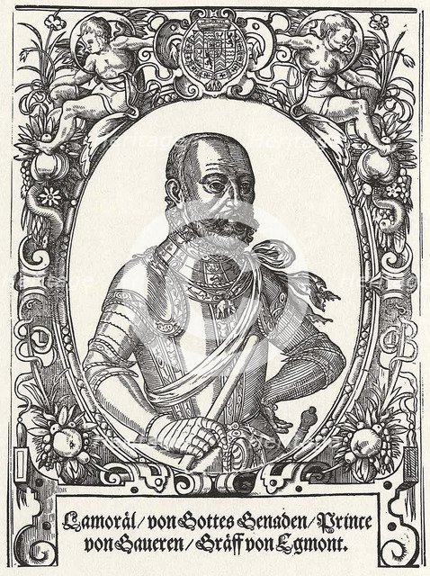 Portrait of Lamoral, Count of Egmont, Prince of Gavere, Second half of the16th cen.. Artist: German master  