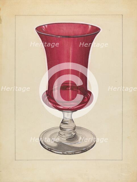 Vase, c. 1936. Creator: John Fisk.