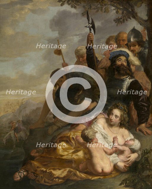 At the Watering Place. Creator: Peter van Lint.