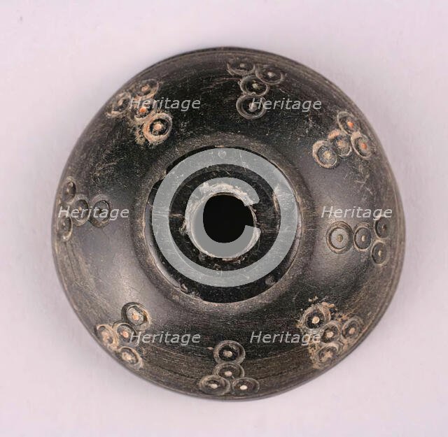 Button or Bead, Iran, 8th-10th century. Creator: Unknown.