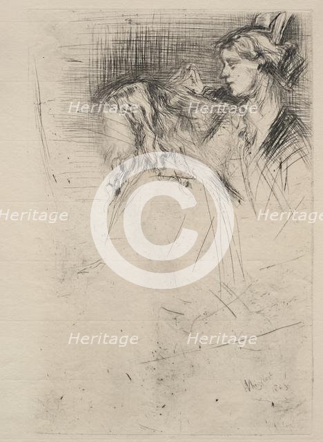 The Toilet, 1863. Creator: James McNeill Whistler (American, 1834-1903).