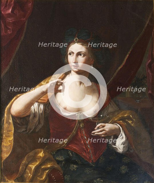 Cleopatra, ca 1664. Creator: Sirani, Elisabetta (1638-1665).