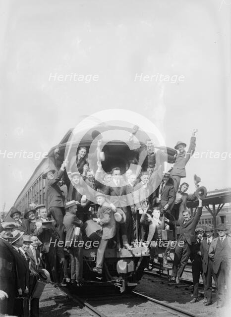 Going to Yaphank, between c1915 and c1920. Creator: Bain News Service.