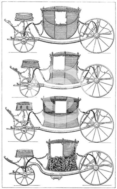 Carriages, 1885. Artist: Unknown