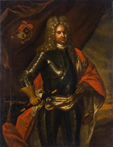Portrait of Prince Anikita Ivanovich Repnin (1668-1726), 1724. Artist: Anonymous  