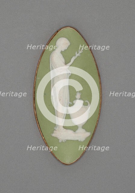 Plaque with Sacrifice, Burslem, Late 18th century. Creator: Wedgwood.