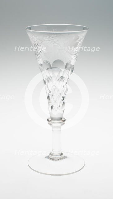 Wine Glass, England, c. 1790. Creator: Unknown.