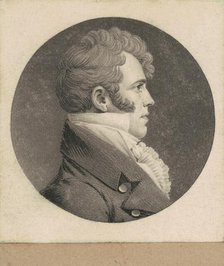 Unidentified Man, 1807-1808. Creator: Charles Balthazar Julien Févret de Saint-Mémin.