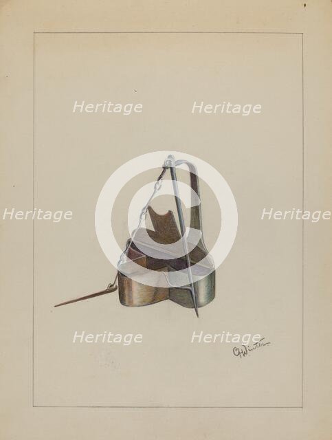 Lamp, c. 1936. Creator: Charlotte Winter.