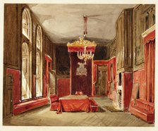 Study for Drawing Room, St. James, from Microcosm of London, c. 1809. Creator: Augustus Charles Pugin.
