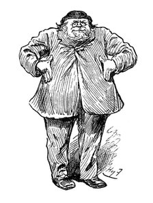 Joseph Arch (1826-1919), English agricultural worker, trade unionist and politician, 1886. Artist: Harry Furniss