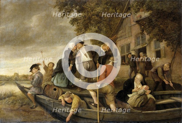 The Merry Homecoming, 1679. Artist: Steen, Jan Havicksz (1626-1679)