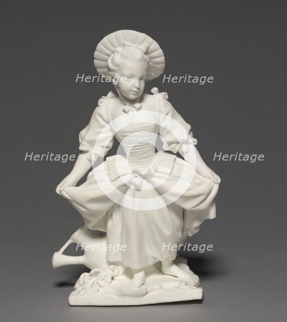 Figure of the Dancer (La Danseuse), 1748-1752. Creator: Vincennes Factory (French); Pierre Blondeau (French); François Boucher (French, 1703-1770), after a design by.