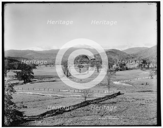 Mt. Washington from Intervale, North Conway, White Mountains, c1900. Creator: Unknown.