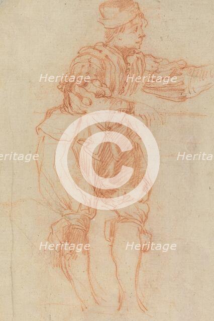 Man Leaning on a Rail [verso]. Creator: Matteo Rosselli.