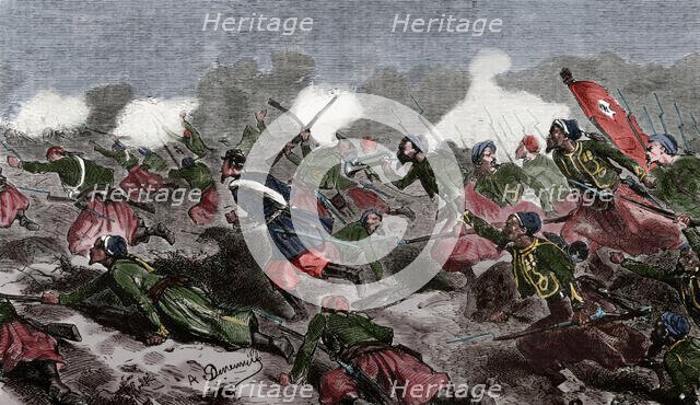 Battle of Turbigo, Second Italian War of Independence, 3 june 1859.  Creator: Dumont.