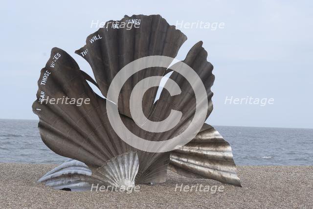 Hambling's Scallop, Aldeburgh, Suffolk, UK, 25/5/10.  Creator: Ethel Davies.