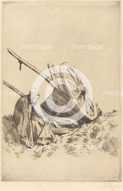 Broken Cart (La charrette brisee). Creator: Alphonse Legros.