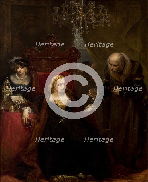 Poisoning of Queen Bona, 1859. Creator: Jan Matejko.