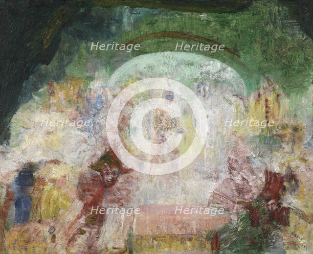 Masquerade, 1889. Creator: James Ensor.