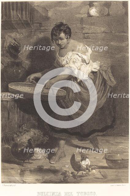 Dulcinea del Toboso, c. 1855. Creator: Célestin Nanteuil.