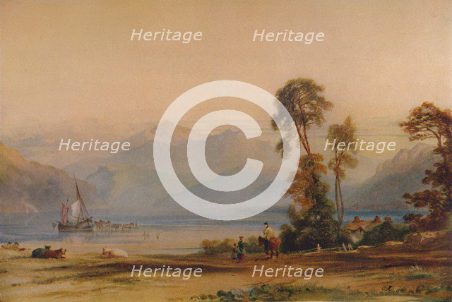 'View of Snowdon from Tremadoc', c1842, (1935). Artist: Anthony Vandyke Copley Fielding.