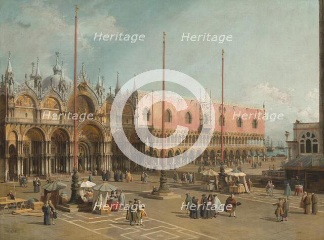 The Square of Saint Mark's, Venice, 1742/1744. Creator: Canaletto.