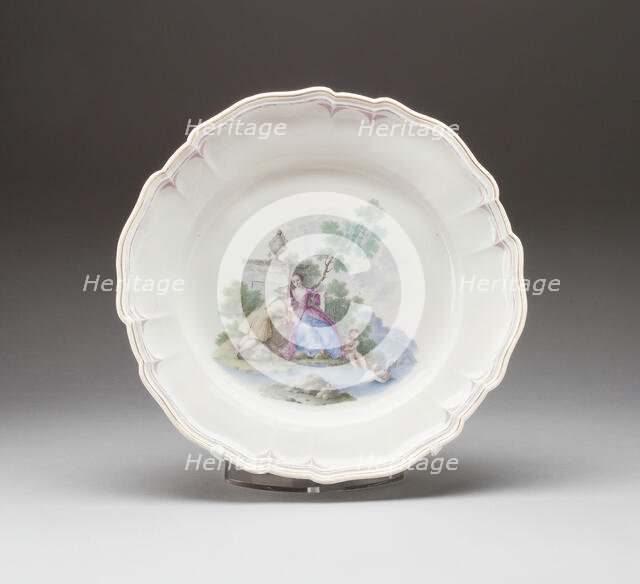 Plate, Buen Retiro, c. 1765. Creator: Buen Retiro Porcelain Factory.